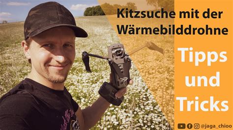 Tipps und Tricks Rehkitzsuche mit Wärmebild Drohne DJI Mavic 2