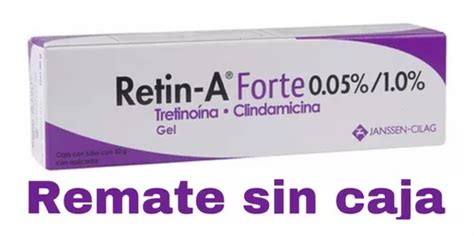 Crema Acné Retin a Forte Tretinoina 0 050 Clindamicina 30g Envío gratis