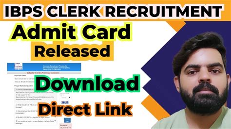 IBPS CLERK Pre Admit Card 2023 Ibps Rrb Clerk Admit Card 2023 Ibps