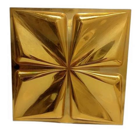 D Golden Pvc Wall Panel Thickness Mm At Rs Piece In Karnal Id