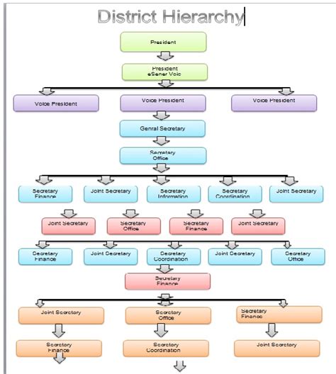 Hierarchy Flow Chart Word - IMAGESEE