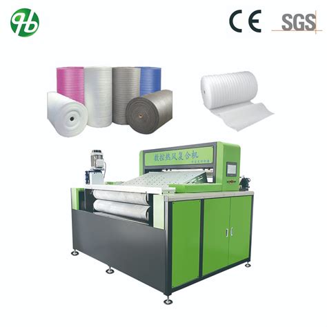 High Efficiency EPE Foam Laminator Foam Machine For Lamination Hot Air Bonding Machine For Foam