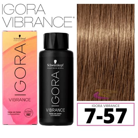 Tinte Igora Vibrance 7 57 Rubio Medio Dorado Cobrizo 60 Ml ...