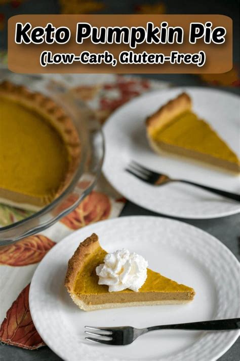 Low Carb Keto Pumpkin Pie Recipe Low Carb Yum