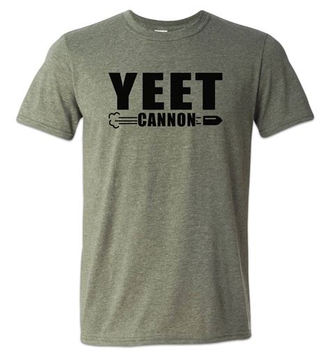 Yeet Cannon T-shirt Funny Gun Meme Problem Solver Pro Gun - Etsy