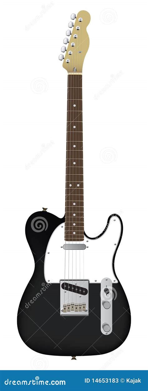 Guitar Fender Telecaster Vector Stock Vector Illustration Of Soul