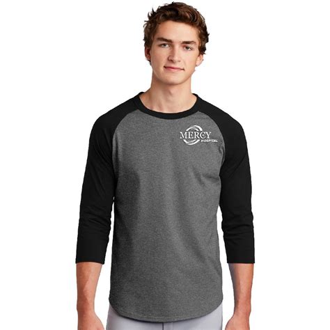 Sport Tek® Colorblock 3 4 Sleeve Raglan Baseball T Shirt Silkscreened Personalization