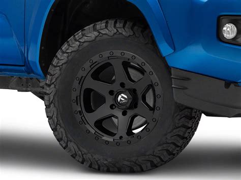 Fuel Wheels Tacoma Ripper Matte Black 6 Lug Wheel 17x9 20mm Offset