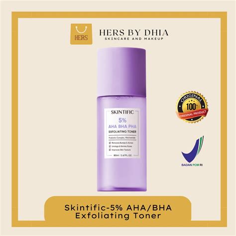 Jual Skintific Aha Bha Exfoliating Toner Ml Shopee Indonesia