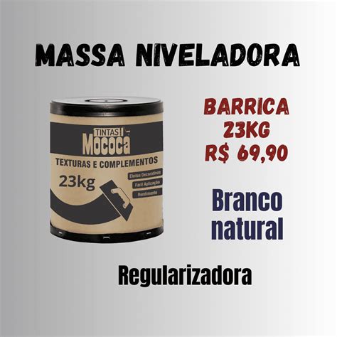 Massa Niveladora Branca Natural Para Paredes Kg