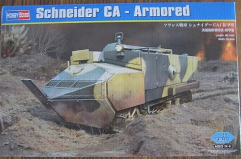 Hobby Boss 135th Scale French Schneider Ca Armored Wwi Tank