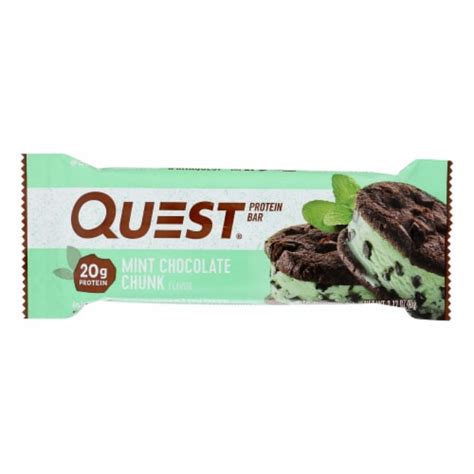 Quest Mint Chocolate Chunk Flavored Protein Bars, 12 ct / 2.12 oz ...