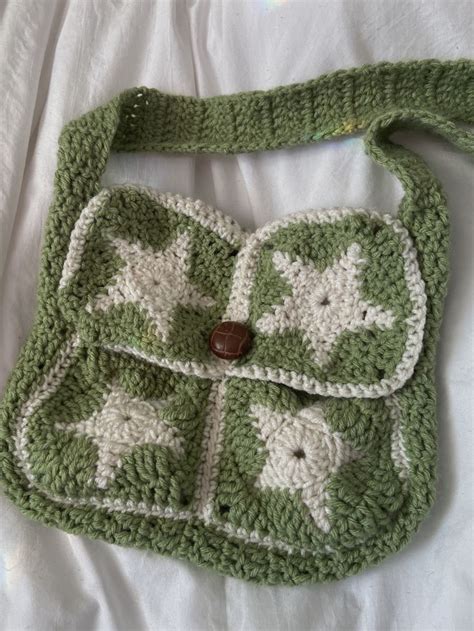 Crochet Star Messenger Bag Crochet Fashion Patterns Crochet