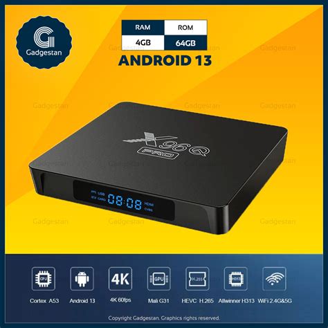 Box TV Android X96Q Pro 4Go/32Go – Smart TV rapide & fluide | TechnoPlus