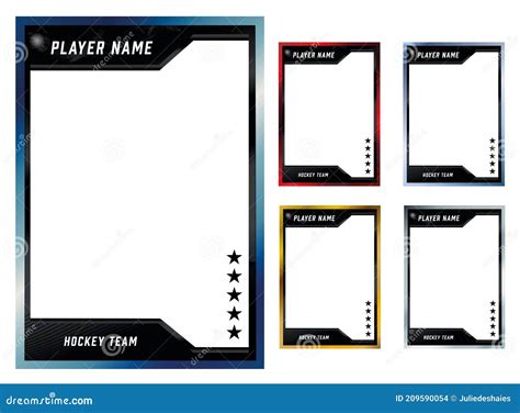 Trading Card Border Printable Cards