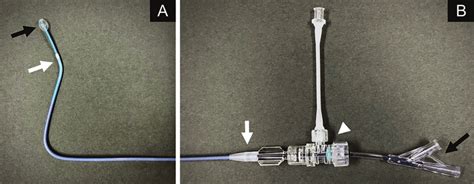 The Catheter End And Part For Hand Operation A 6 Fr Balloon Guiding