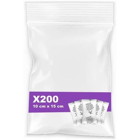 Sachet Plastique Transparent Sachet Zip Fermeture Hermetique Sac