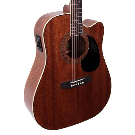 VIOLÃO ELETROACÚSTICO CORT AD 880CEDA OP/B MAHOGANY AÇO COM BAG - X5Music