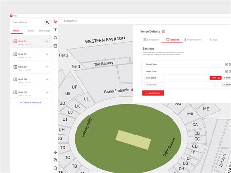 Stadium Seating Layout Builder by Mujtaba Nadeem on Dribbble