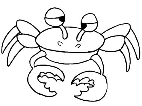 Crab Coloring Pages - Coloringpages1001.com