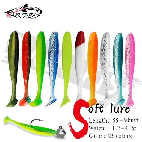 Obk Fish Leurres souples en silicone pour la pêche appât Él poisson