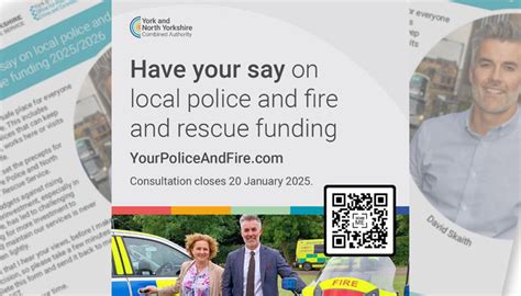 Have your say on funding for policing and fire and rescue services
