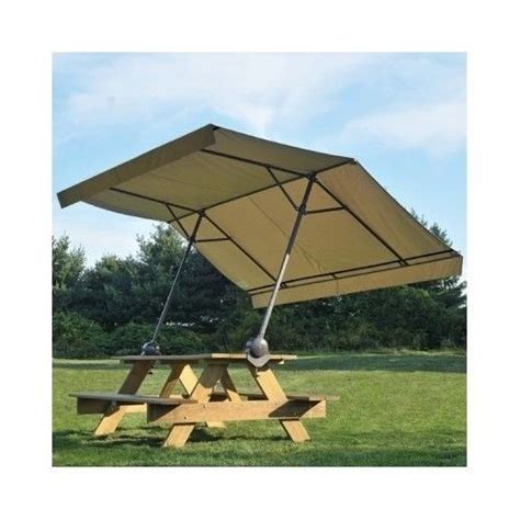 Picnic Table Umbrella Outdoor Canopy Sun Shelter Backyard Patio Cover