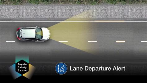 Toyota Safety Sense Tss 2 Lane Departure Alert Youtube