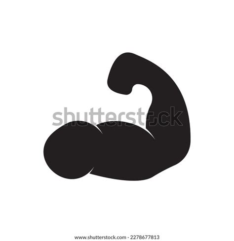 Arm Muscle Silhouette Logo Biceps Icon Stock Vector (Royalty Free) 2278677813 | Shutterstock