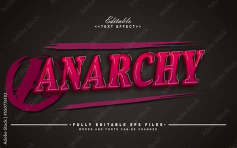 editable anarchy text effect.logo text.game logo text design ...