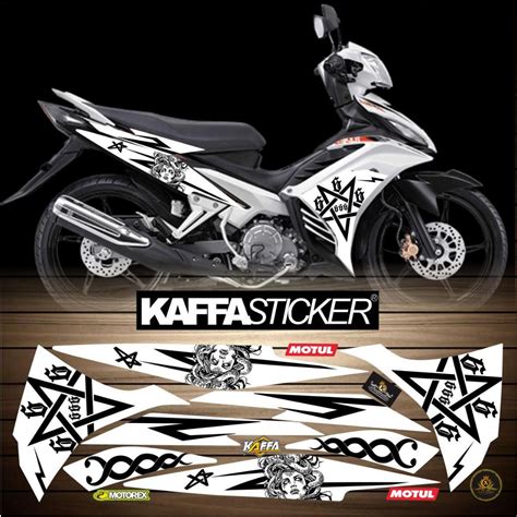 Jual SETIKER STRIPING MEDUSA MOTOR JUPITER 135 OLD STIKER JUPITER MX