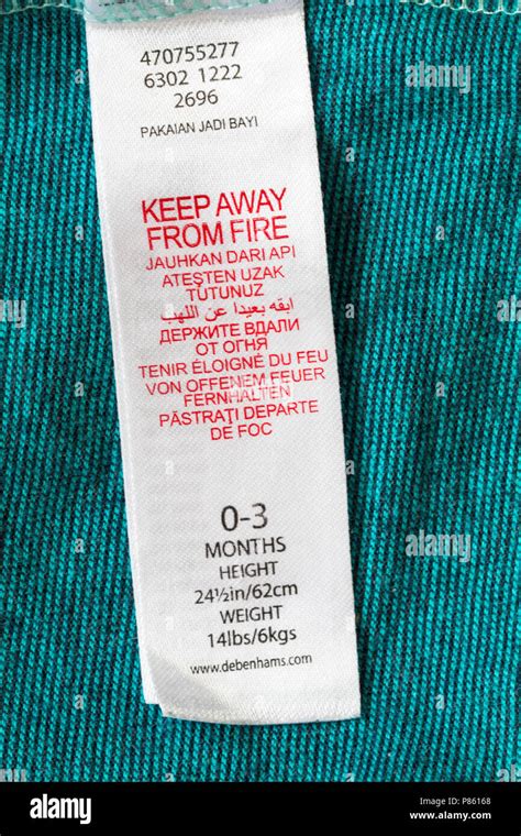 Label keep away from fire hi-res stock photography and images - Alamy