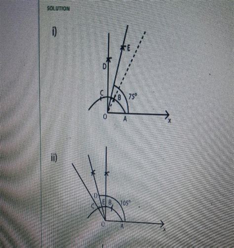 Construct The Following Angles And Verify By Measuring Them By A