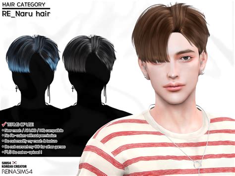 The Sims Resource - Re_Naru hair