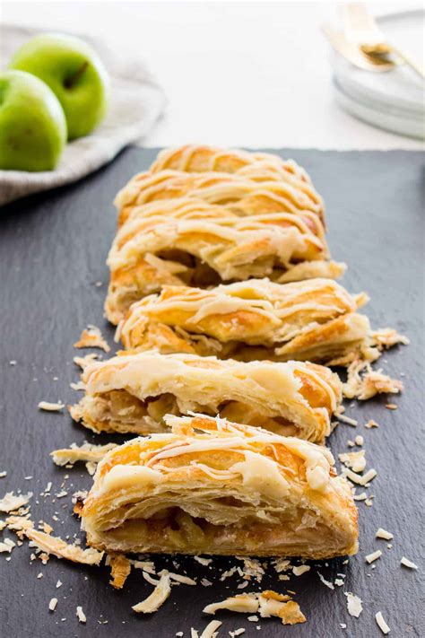 Easy Apple Strudel Recipe With Puff Pastry Inspiration For Moms