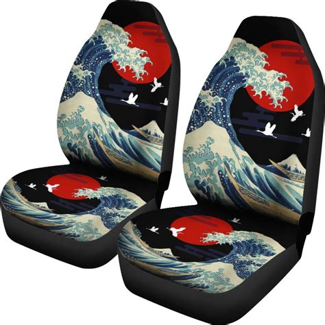 The Great Wave Off Kanagawa Car Seat Covers Oralie Shop