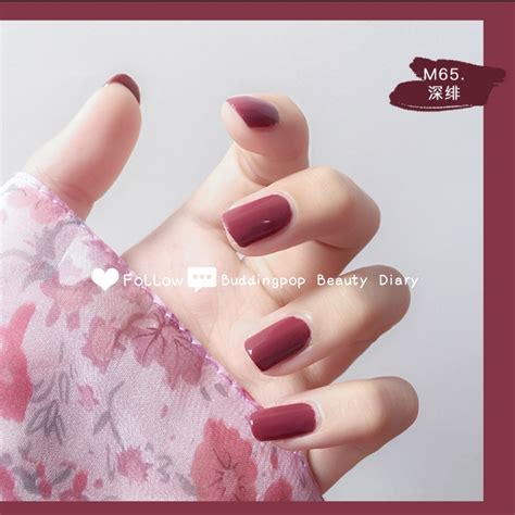 Ready Stock Maxfine Nude Nail Polish Ml Glossy Water Base Peel Off Able Best Selling