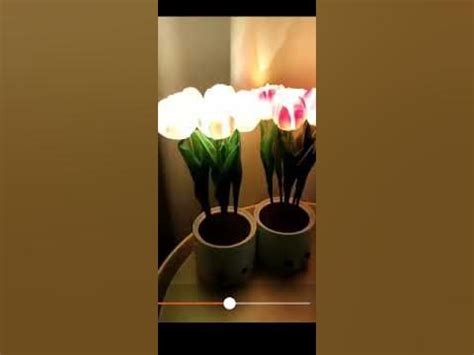 Светильник тюльпаны - YouTube