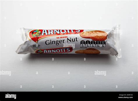 Arnott S Ginger Nut Biscuits Stock Photo Alamy