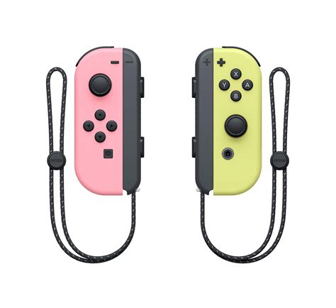 Nintendo Switch Joy Con Lr Pastel Pinkpastel Yellow Gamestop