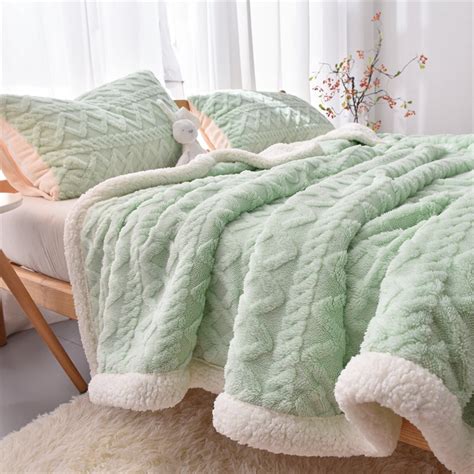 Manta De Terciopelo En Relieve Para Cama De Invierno Suave C Lida