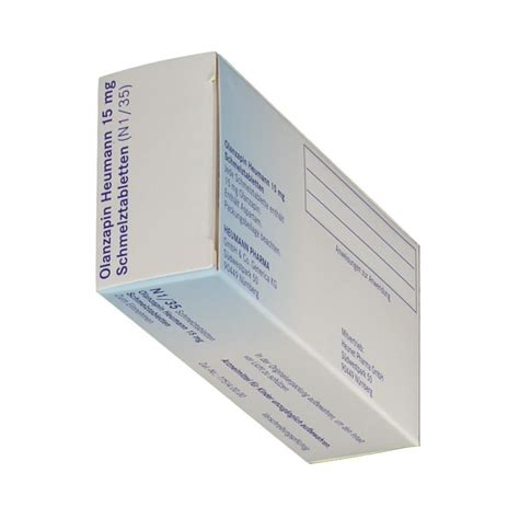 Olanzapin Heumann 15 Mg Schmelztabletten 35 St Mit Dem E Rezept Kaufen