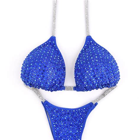 フィットネスビキニ新作BLUE BIKINI サマスタ フィットネス大会SEASONはシーズンビキニで