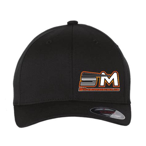 Sm Black Flex Fit Hat Steve Morris Engines Merch Store