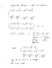 Elastic Collision Formula Derivation | Course Hero