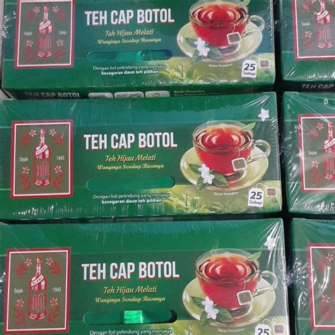 Jual Teh Daun Teh Celup Hijau Cap Botol Daun Teh Shopee Indonesia