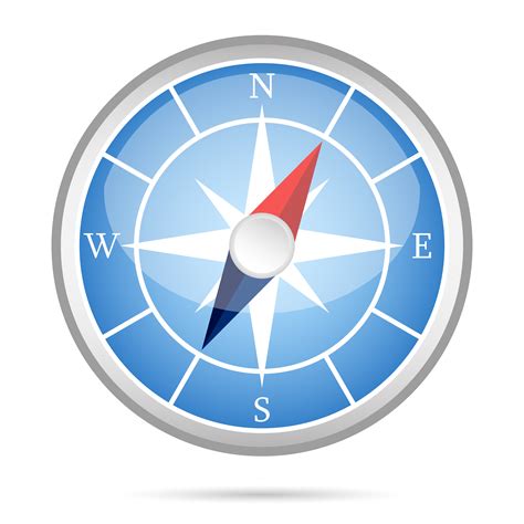 Modern Compass Icon 429571 Vector Art At Vecteezy