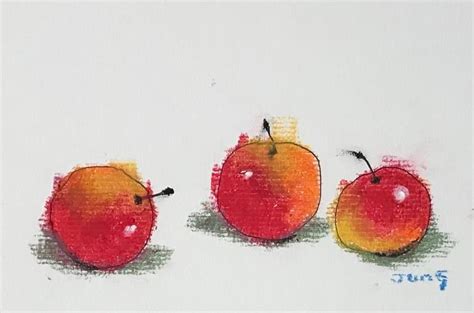 Apples Painting by Jung Nowak | Saatchi Art in 2024 | Apple painting ...