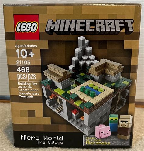 Lego Minecraft Micro World The Village Ebay