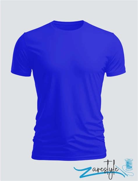 Royal Blue Plain T-Shirt - Zare Style